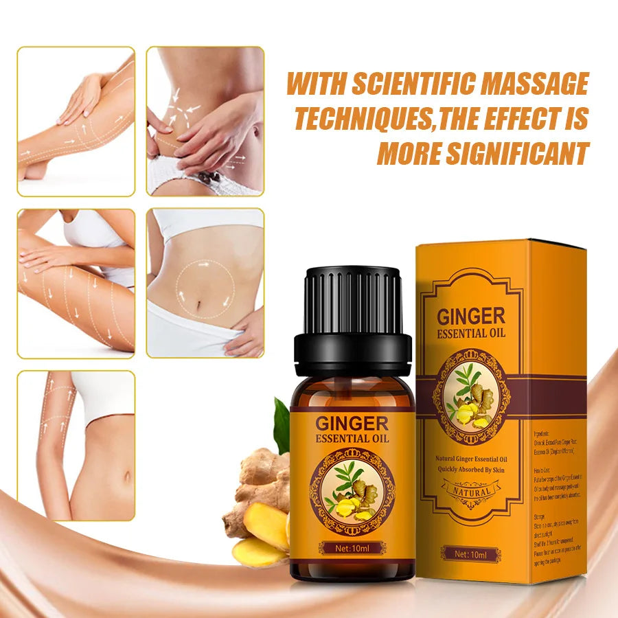 Burning fat ginger essential oil and heating body massage essential oil 30ML