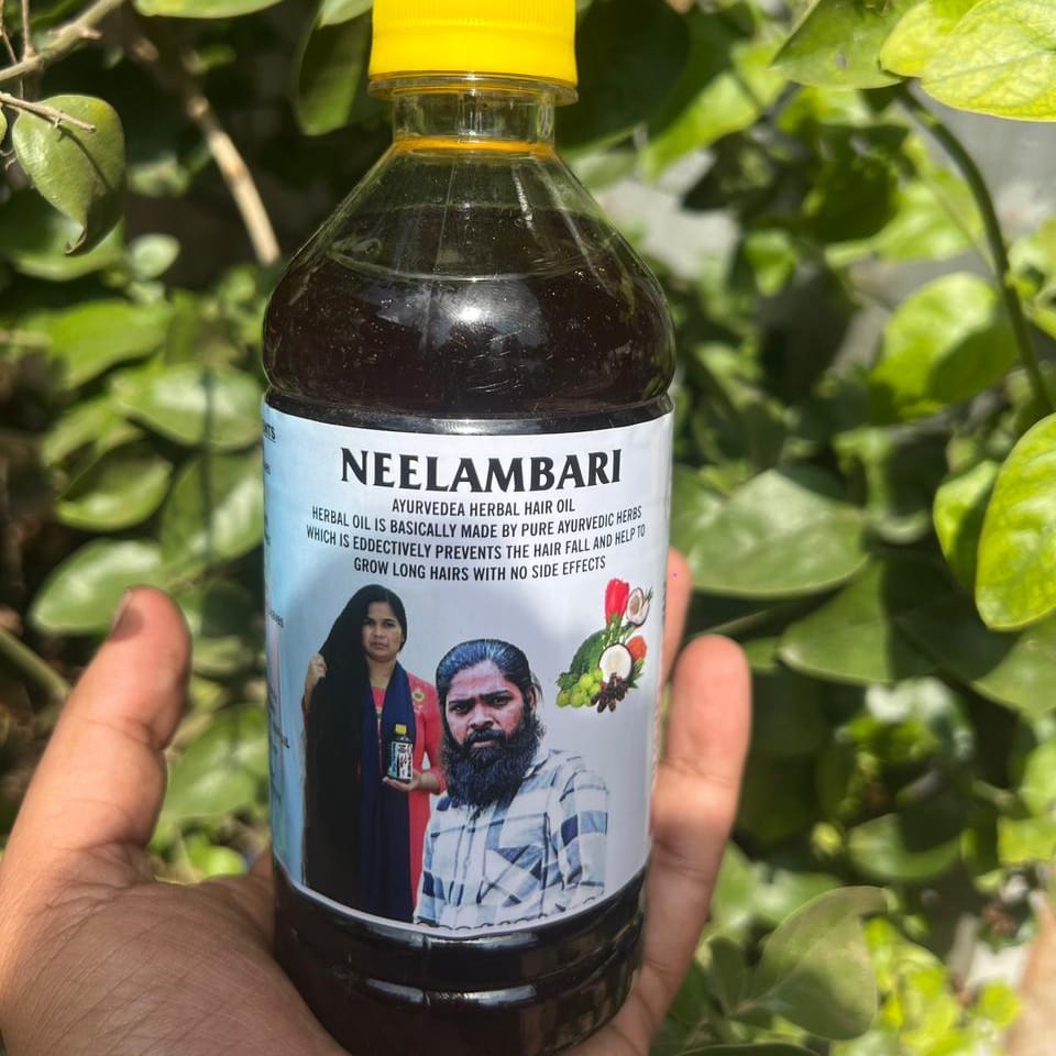 100% Original Adivasi Neelambari Herbal Hair Oil 125ML (Pack of 2)