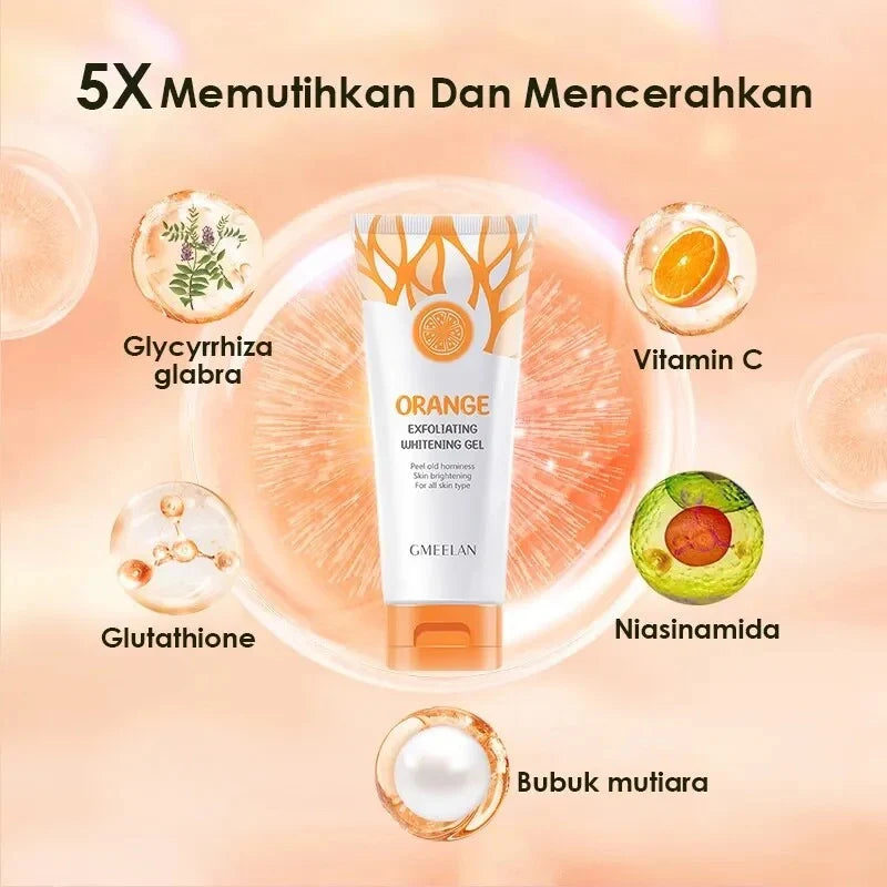 Orange Exfoliating Gel Whitening Gmeelan Orange Gmeelan Gel Face Whitening